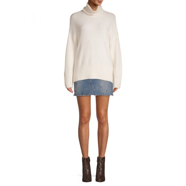 Slouchy Turtleneck Sweater Women's - Image 2